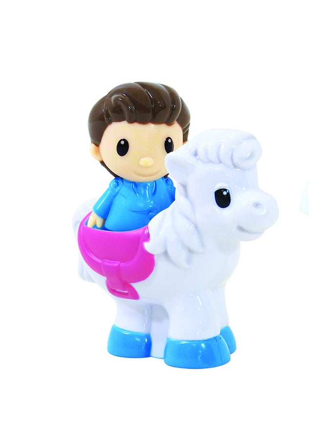 Happy Kids Little Learners Princess’ Palace - Rideable Noble Horse, Open And Close Gate, Accessories Included, 12m+  - Image 2