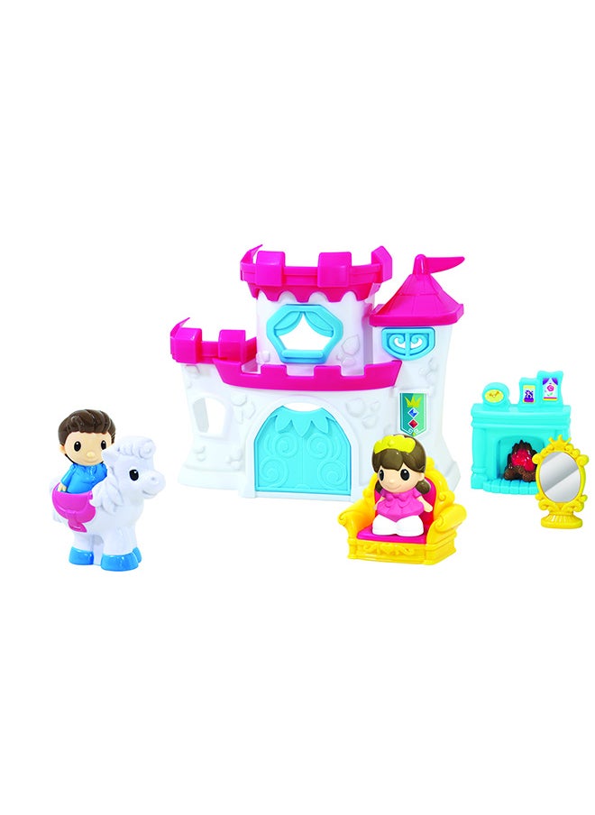 Happy Kids Little Learners Princess’ Palace - Rideable Noble Horse, Open And Close Gate, Accessories Included, 12m+  - Image 1