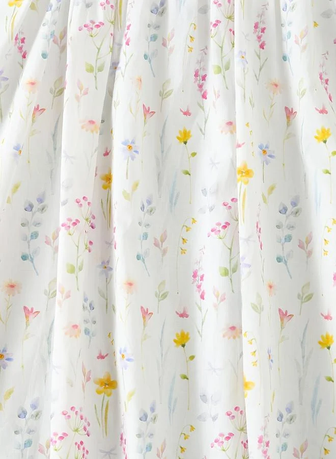 Take Two Take Two Girls Embroidery Round Neck A-Line Dress