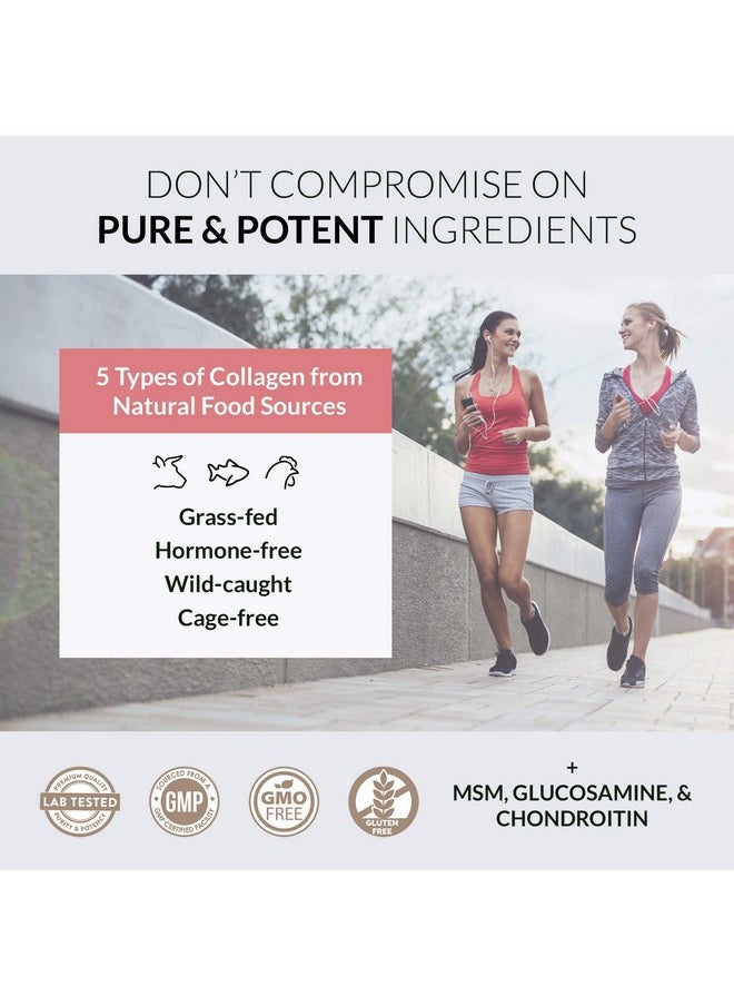 Alaya Naturals - Alaya Multi Collagen Powder Type I Ii Iii V X Hydrolyzed Collagen Peptides Protein Powder Supplement With Msm + Gc (Unflavored) - Image 1