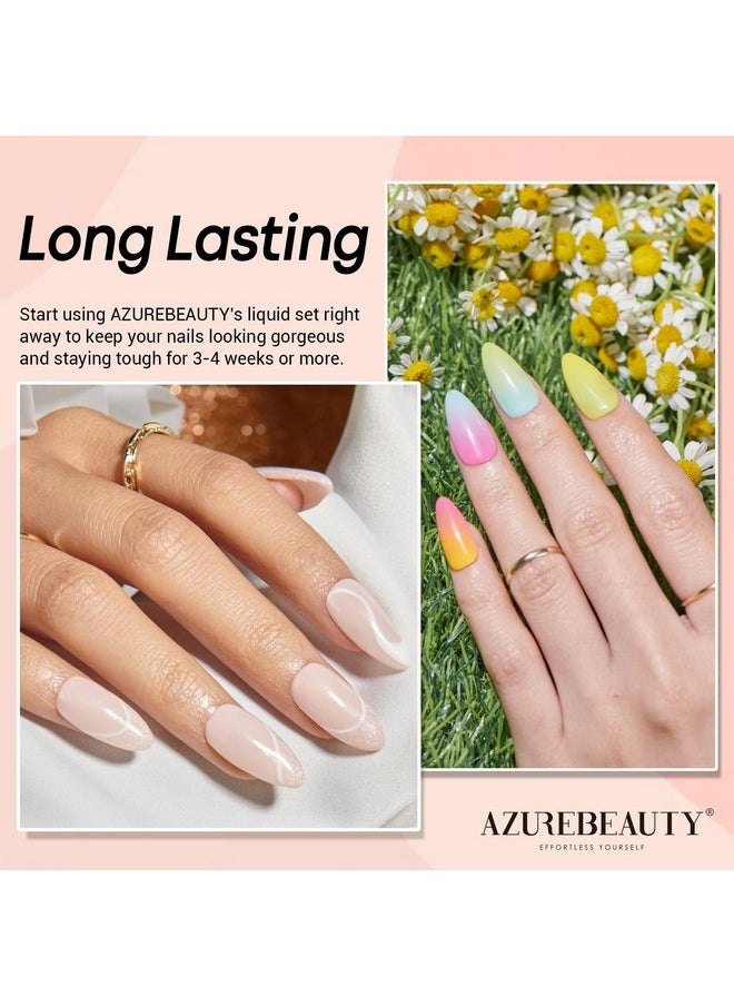 AZUREBEAUTY AZUREBEAUTY Dip Powder Base Coat 15 ml for Nail Dipping Powder Set French Nails Art Manicure Beginner DIY Salon  - Image 4