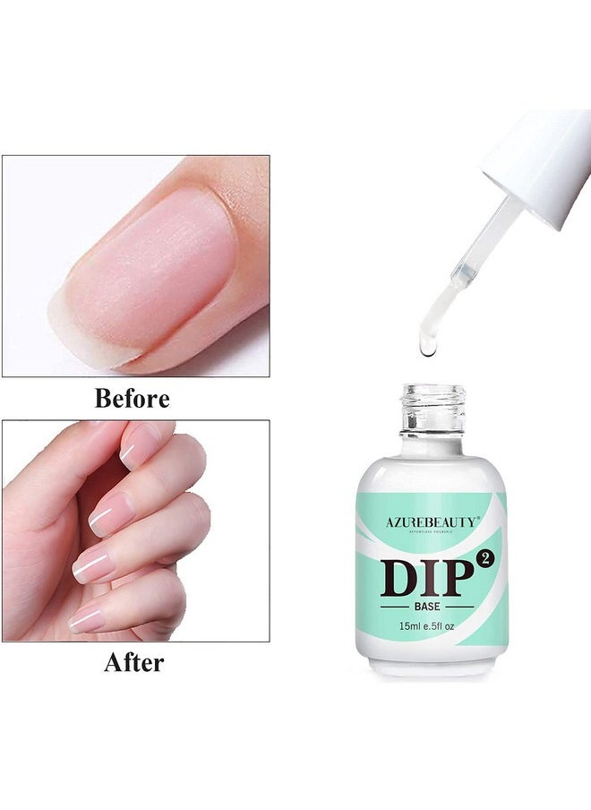 AZUREBEAUTY AZUREBEAUTY Dip Powder Base Coat 15 ml for Nail Dipping Powder Set French Nails Art Manicure Beginner DIY Salon  - Image 5