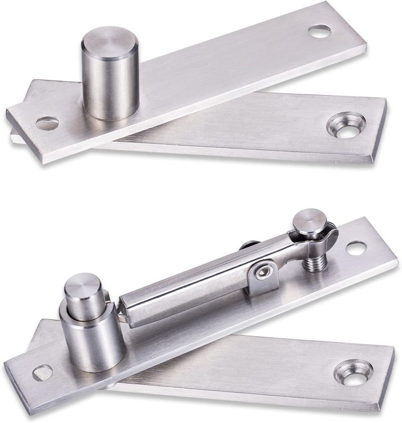 HBL Heavy Duty Pivot Hinge for Wood Door - ' Stainless Steel Hidden Door Hinge for Secret Door, with 360 Degree Rotation, Invisible Pivot Door Hardware for Bookshelf. - Image 1