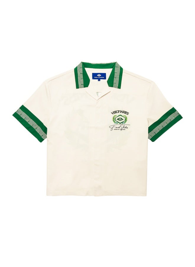 Street Visionaries STV Boxy Cream button down shirt  - Image 3
