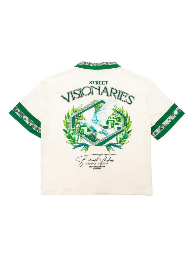 Street Visionaries STV Boxy Cream button down shirt  - Image 4