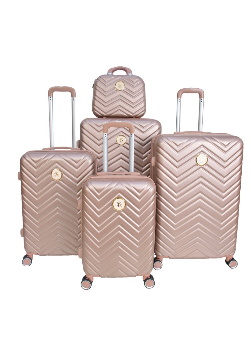 STAR LINE 5 Piece star line Luggage Trolley Bags Set - Image 1