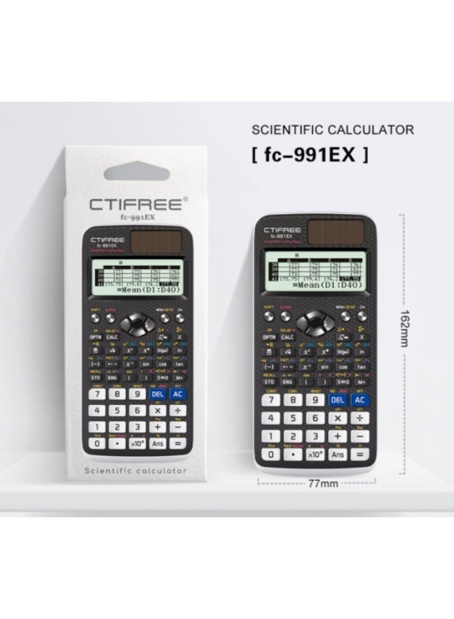 CTIFREE FX991EX Scientific Calculator with 552 Functions, Matrix and Equation Solving - Image 5
