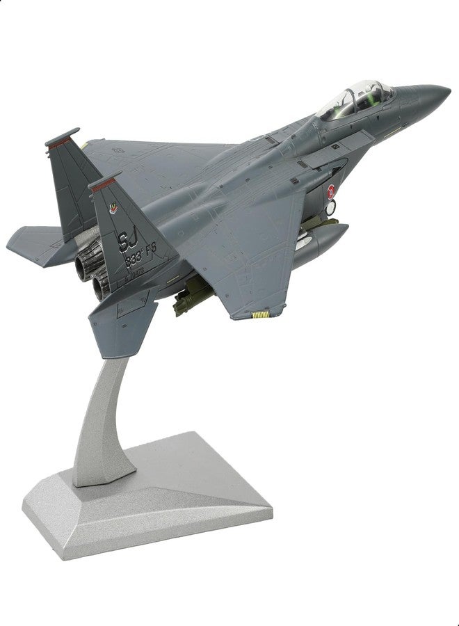 NUOTIE Classic American Eagle F-15E Twin-Engine Fighter Pre-Build Model Kits 1:100 Aircraft Alloy Diecast Airplane Military Display Model Aircraft for Collection or Gift - Image 1