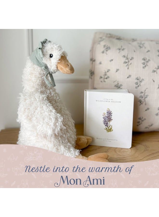 Mon Ami Greta Goose Stuffed Animal – 15” Plush Toy for Kids, Cute & Adorable, Embroidered Eyes & Beads, Soft & Cuddly, Nursery Décor, Premium Quality Plush, Huggable Toy - Image 4