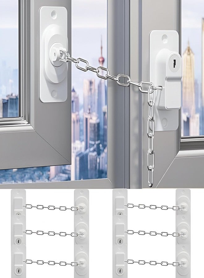 ABTER Safety Door Locks with Keys for Cupboards, Cabinets, Fridges & Freezers - Childproof Your Home with Adhesive Locks - Secure Locking System for Child Safety (Child Safety Lock with Keys-WT) - Image 4