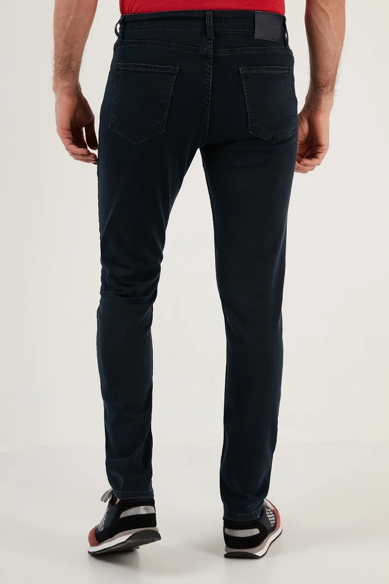 Buratti Cotton Normal Waist Regular Fit Straight Leg Denim Trousers Men's Denim Trousers 6440301