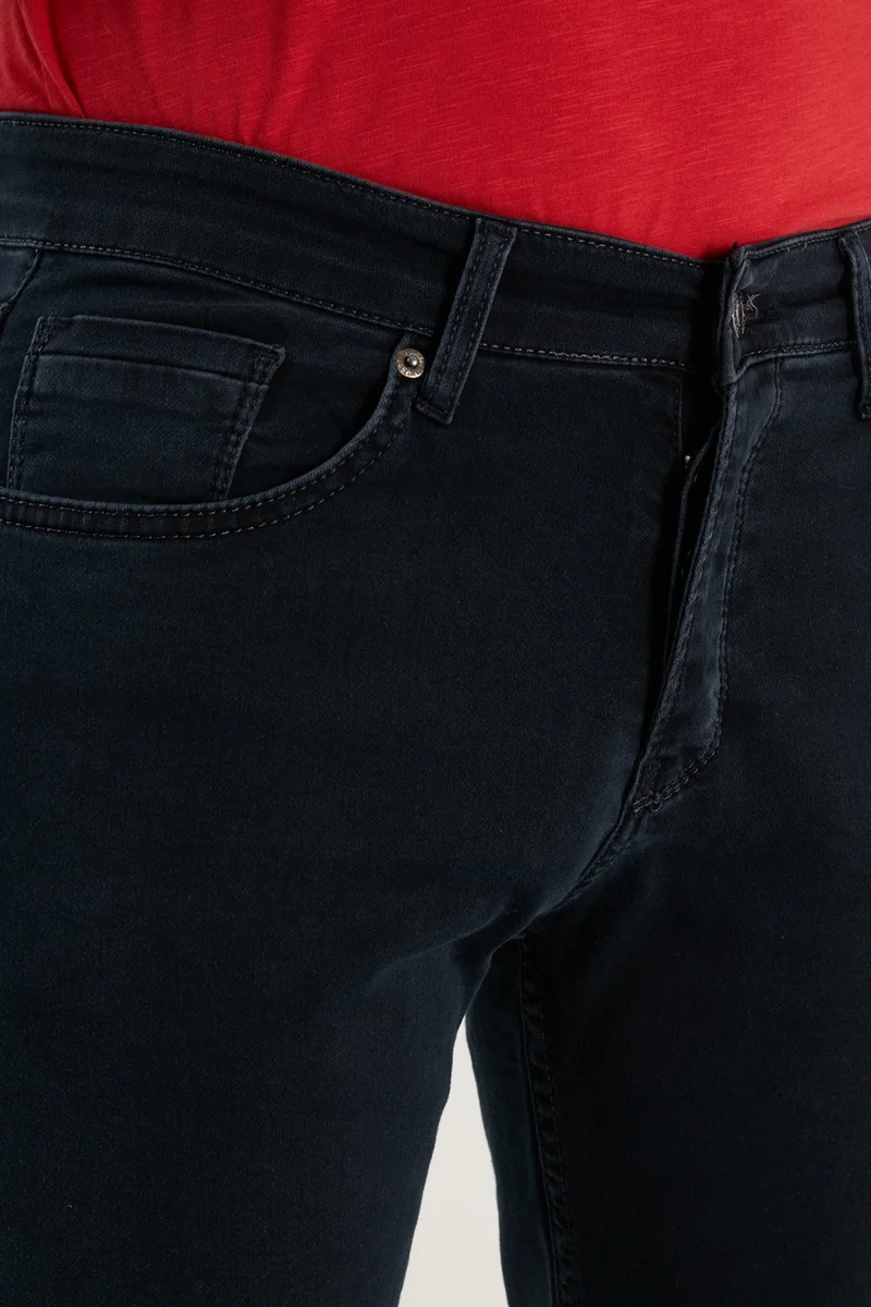 Buratti Cotton Normal Waist Regular Fit Straight Leg Denim Trousers Men's Denim Trousers 6440301