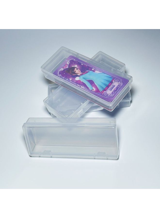 صندوق بطاقات ماجيك لينغكسي المقاوم للرطوبة، صندوق تخزين بطاقات يي لوولي، مجموعة بطاقات ألعاب للبنات والأطفال مقاومة للغبار