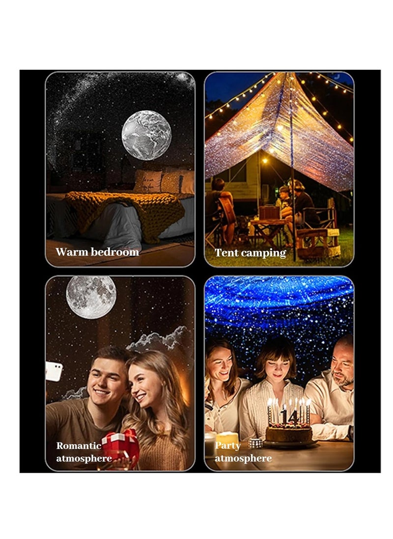 MOCOM - Astronaut Galaxy Projector – 6-in-1 HD Star Projector with Meteor Show, Ambient Lights, Timer & Auto Shut-Off | 360° Rotatable Planetarium Projector for Bedroom, Home Theater, and Ceiling Decor - Image 1