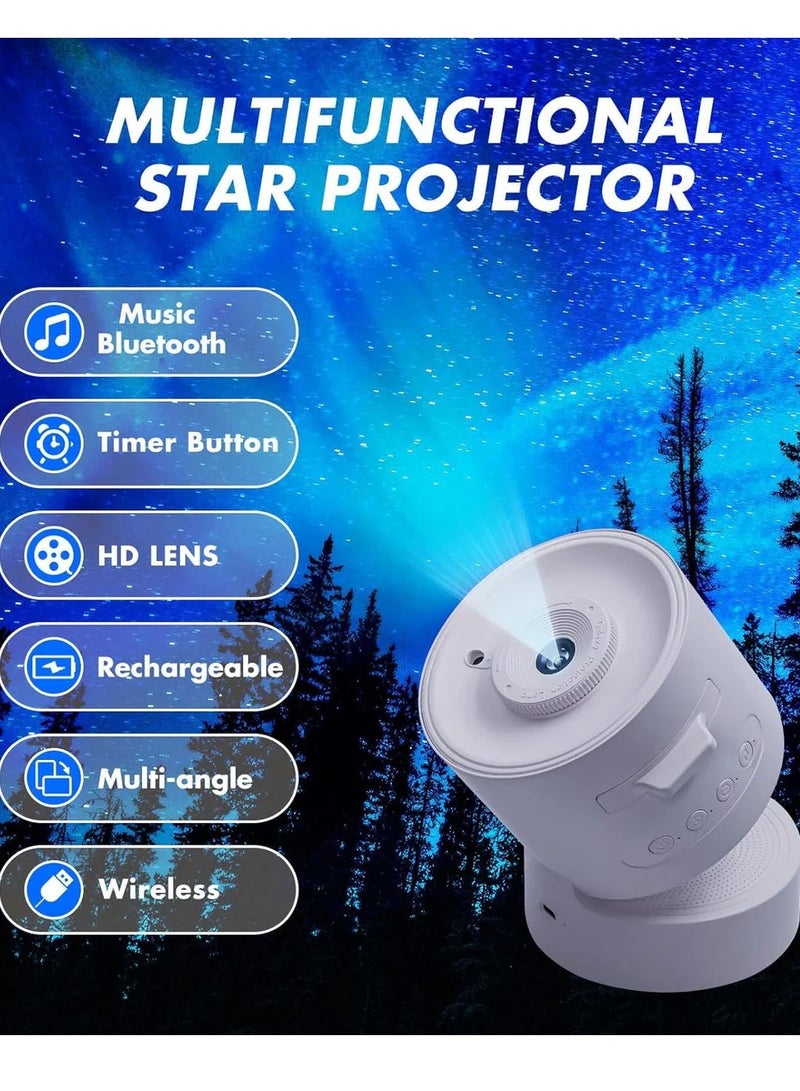MOCOM Astronaut Galaxy Projector – 6-in-1 HD Star Projector with Meteor Show, Ambient Lights, Timer & Auto Shut-Off | 360° Rotatable Planetarium Projector for Bedroom, Home Theater, and Ceiling Decor - Image 1