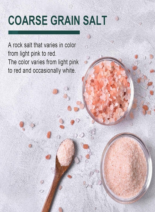 Soeos Himalayan Salt, Coarse Grain, 39Oz (2.4 Pound), Non-GMO Himalayan Pink Salt, Kosher Salt, Sea Salt for Grinder Refill - Image 5