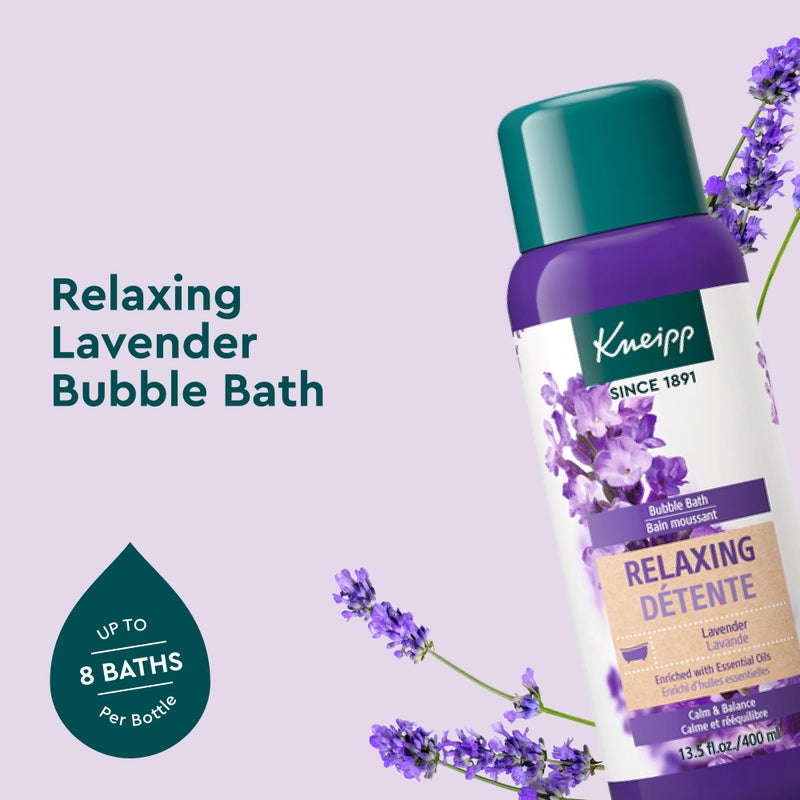 Kneipp Relaxing Lavender Aromatherapy Bubble Bath - Good for Relaxation - Vegan - 13.5 fl oz - Up to Eight Baths - Image 2
