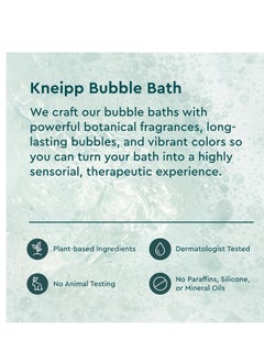 Kneipp Kneipp Relaxing Lavender Aromatherapy Bubble Bath - Good for Relaxation - Vegan - 13.5 fl oz - Up to Eight Baths  - Image 5
