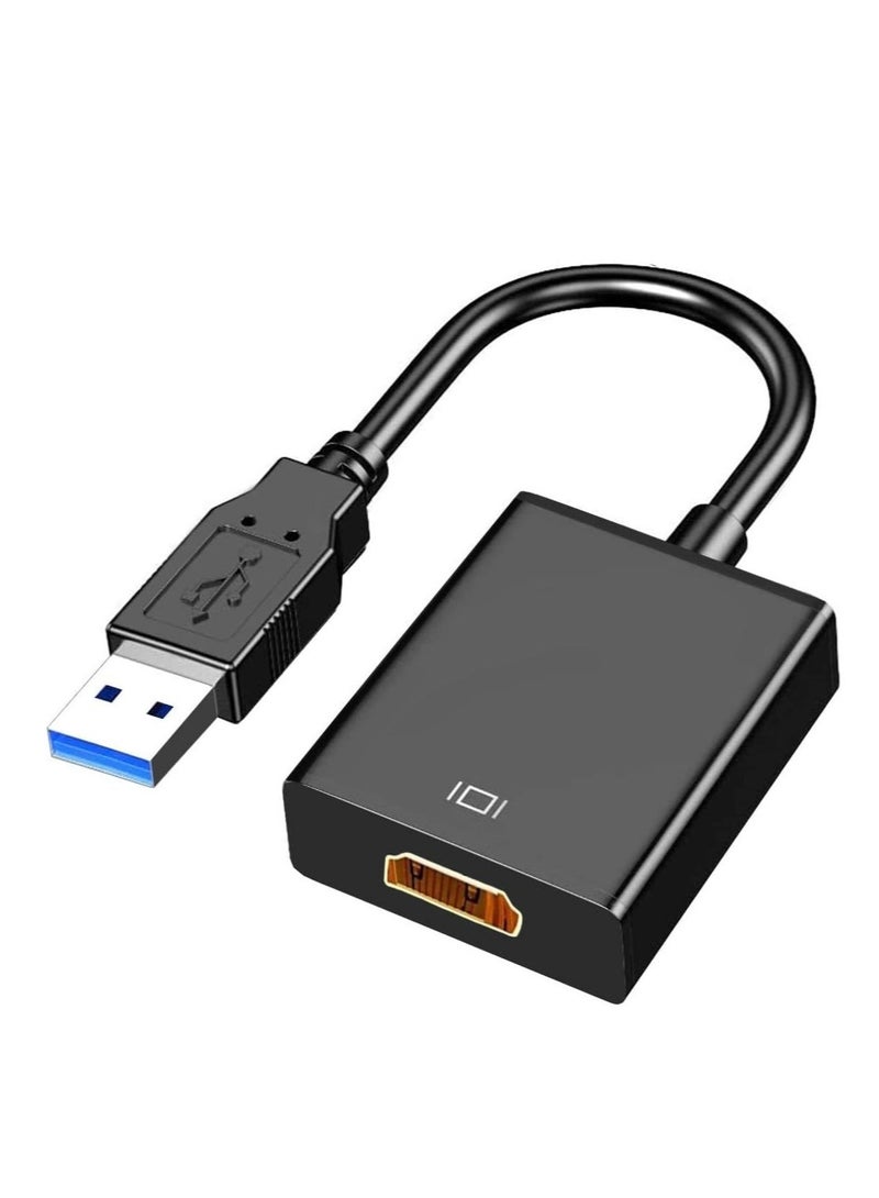 ELTRAZONE ELTRAZONE USB to HDMI Adapter – USB 3.0/2.0 to HDMI 1080P Video Converter with Audio for PC, Laptop, Projector & HDTV – Compatible with Windows XP/7/8/8.1/10 (Not for macOS)