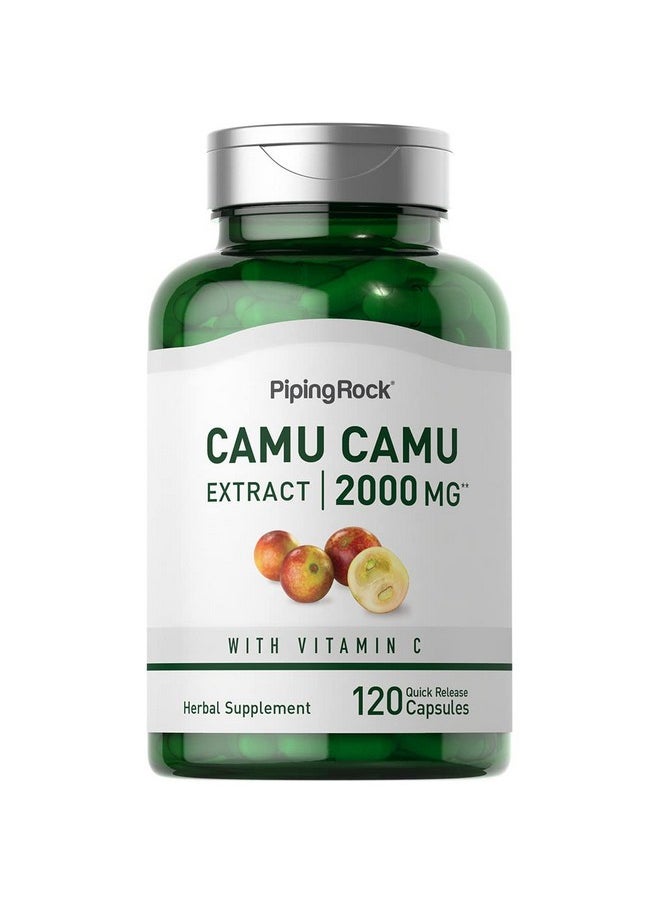 Piping Rock Camu Camu Capsules 2000Mg  120 Pills  Fruit Extract  Nongmo Gluten Free Supplement  - Image 2