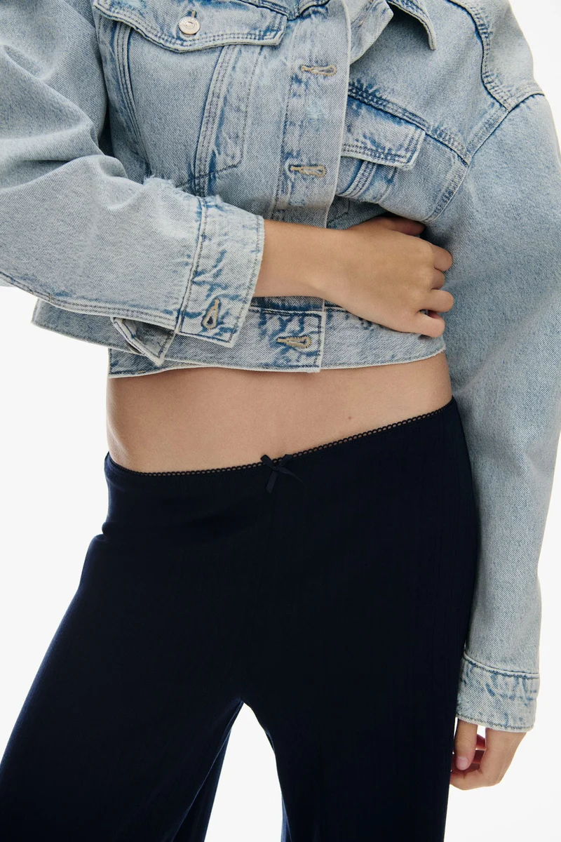 اتش اند ام بنطلون جيرسيه بنمط منقط