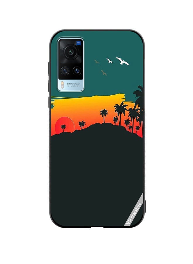 VR CREATIVE Protective Case Cover For Vivo X60 Nature Design Multicolour - Image 1
