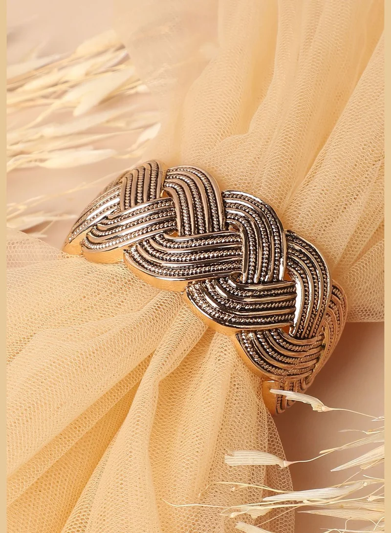 SOHI Gold Plated Designer Party Wear Bracelet For Women