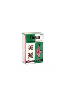 Hoyu Bigen permanent powder hair color brown black 