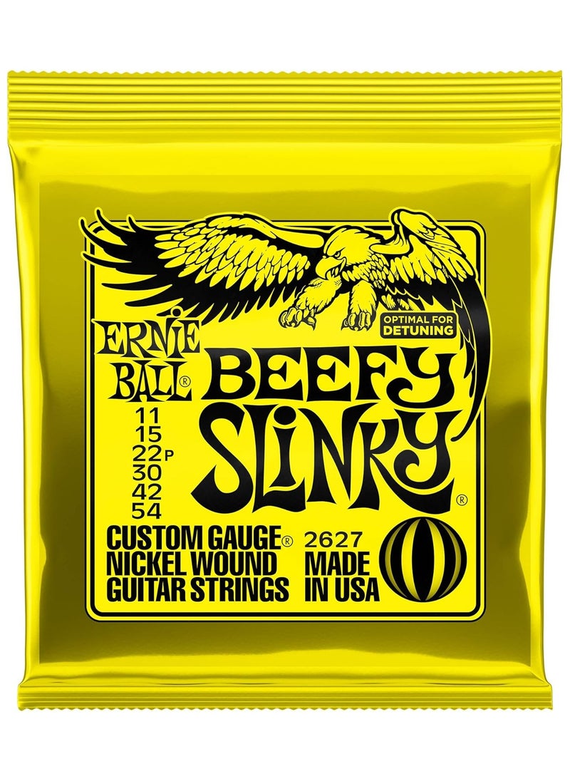 Ernie Ball P02627 Beefy Slinky Nickel Wound Electric Guitar Strings, 11-54 - pzsku/Z5909B27E84D93E6EA27DZ/45/_/1707822807/243e172d-1844-4e5f-aabb-d063ef3a5bef