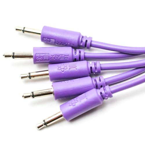 Synthrotek Eurorack Patch Cables - 20 Pack! 3.5mm 1/8 inch Mono 6" 12" 18" 24" (15cm, 30cm, 45cm, 61cm) - Image 2