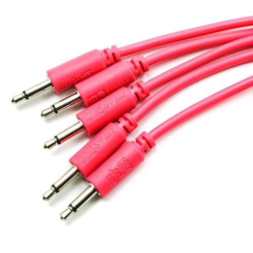 Synthrotek Eurorack Patch Cables - 20 Pack! 3.5mm 1/8 inch Mono 6" 12" 18" 24" (15cm, 30cm, 45cm, 61cm) - Image 4
