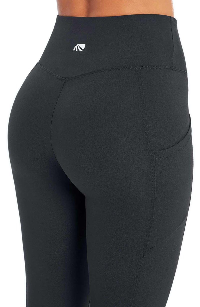 Marika Drew High Waist Tummy Control Mid-Calf Legging, Black, Large - Image 5