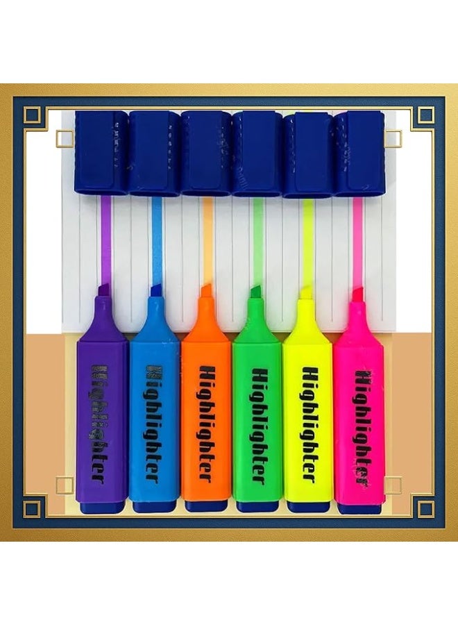 بروماس مجموعة أقلام تمييز مكونة من 8 قطع - أقلام تحديد فلورية بألوان الحلوى بطرف مائل 4 مم - Image 2