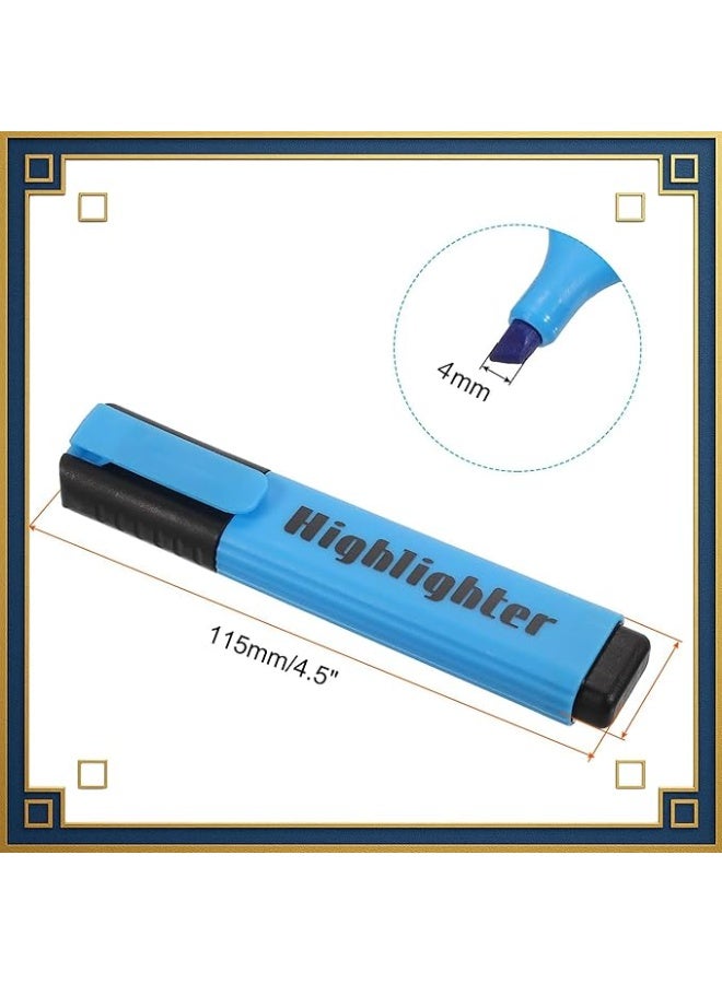 بروماس مجموعة أقلام تمييز مكونة من 8 قطع - أقلام تحديد فلورية بألوان الحلوى بطرف مائل 4 مم - Image 4