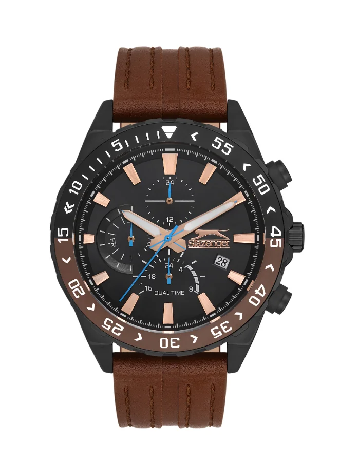 Slazenger SLAZENGER Men Multi Function Black Watch -SL.9.2152.2.04