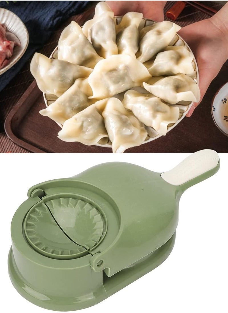 Denx 2 In 1 Dumpling Maker, Manual Dumpling Maker With Tortilla Mold And Pizza Dough Press - Universal Fit Hand Press For Dumpling Maker, Diy Dough Shaping, Turn Dumpling Making Into A Work Of Art - Image 1