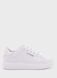 Karl Lagerfeld Kapri Logo Print Lace Up Low Top Sneakers  - Image 1