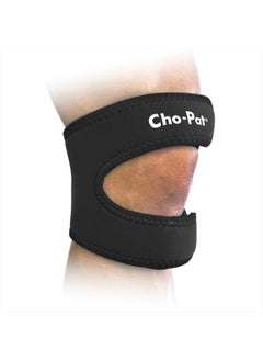 Dual Action Double-Layer Adjustable Knee Strap, Full Mobility and Knee Pain Relief for Chondromalacia, Osgood Schlatter's, Tendonitis, and Meniscus Tears, Medium