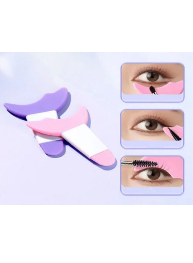 مجموعة من قطعتين من محدد العيون، حاجز سيليكون لمكياج العيون، ظلال العيون، الماسكارا، مساعد تحديد المواقع، أدوات التجميل - Image 1