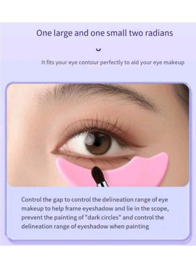 مجموعة من قطعتين من محدد العيون، حاجز سيليكون لمكياج العيون، ظلال العيون، الماسكارا، مساعد تحديد المواقع، أدوات التجميل - Image 2