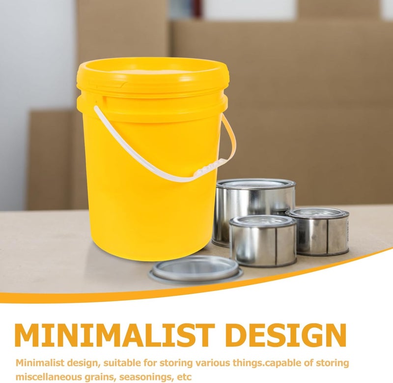 Tight fitted parts SOLUSTRE Storage Bucket with Airtight Seal Plastic Paint Can for Multi-purpose Use Container for Paints Pigments and Chemicals Easy Pour Design for Home and Projects Carefully selected material Storage burden minimized build Full land route delivery Light & sturdy Trendy natural tone options Global mainstream design picks Trendy varied sizing alternatives Individual & group usable Connectable modular Multi-demand compliant quality Hardness boosted processed substance Upgraded simple practical design Flexible use switching Organized shipment arrange Global sizing options Long use oriented quality Salt mist resistant Cross part assemble fit Cost saving design picks Consistent steady quality Modern color selections Major city pickup option Full village delivery cover Public demand affordable quality - Image 5