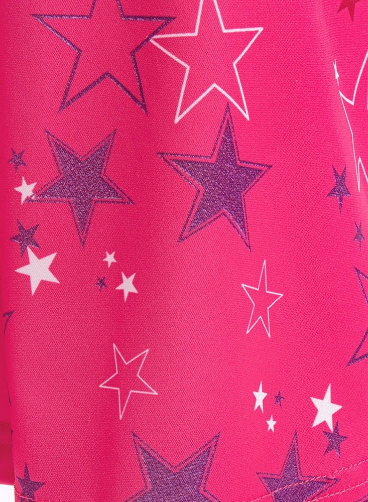 أوروبا والولايات المتحدة دور لعب فيلم باربي وشاح ثلاث مجموعات من الأطفال بلا أكمام الطرف اللباس الطباعة أداء مجموعة الوردي سترة الوردي والسراويل - Image 4