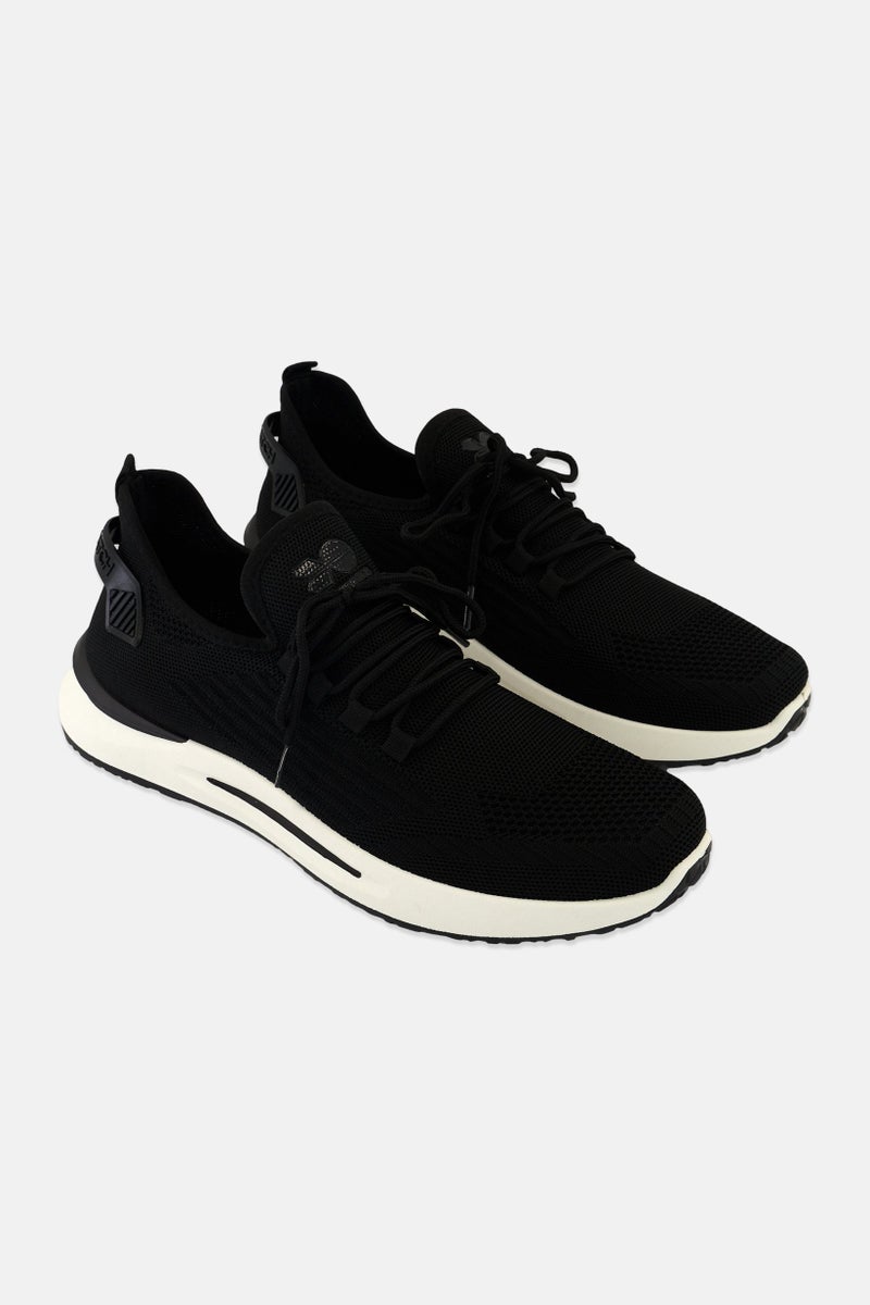 CROSSHATCH Men Lace Up Outdoor Shoes, Black - Image 1