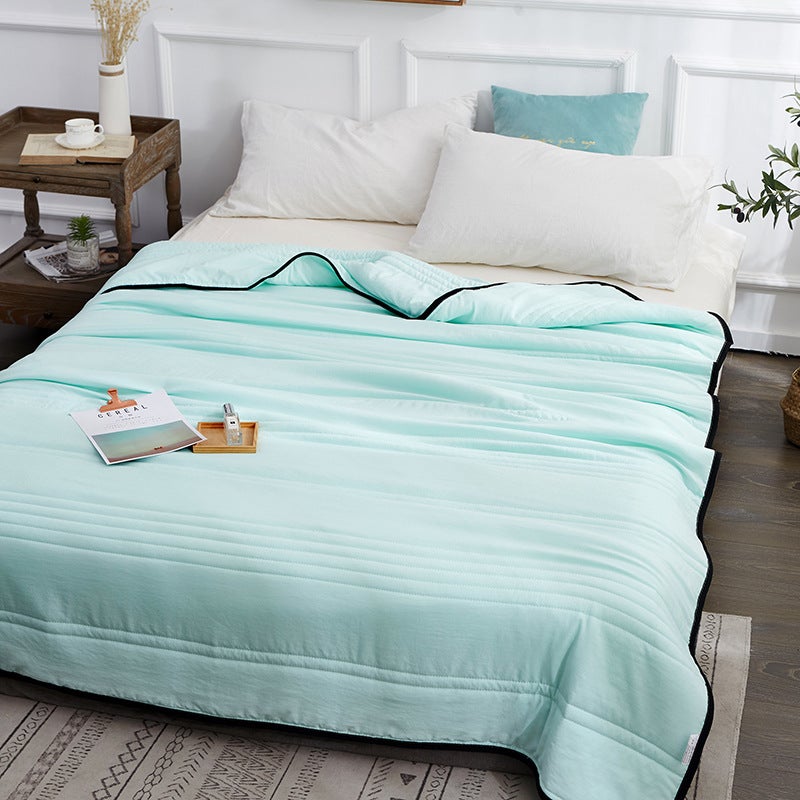 Gift Summer Cooling Quilt Household Air Conditioning Quilt Single And Double Gift Box Summer Quilt Solid Color Summer Quilt Cooling - Image 1