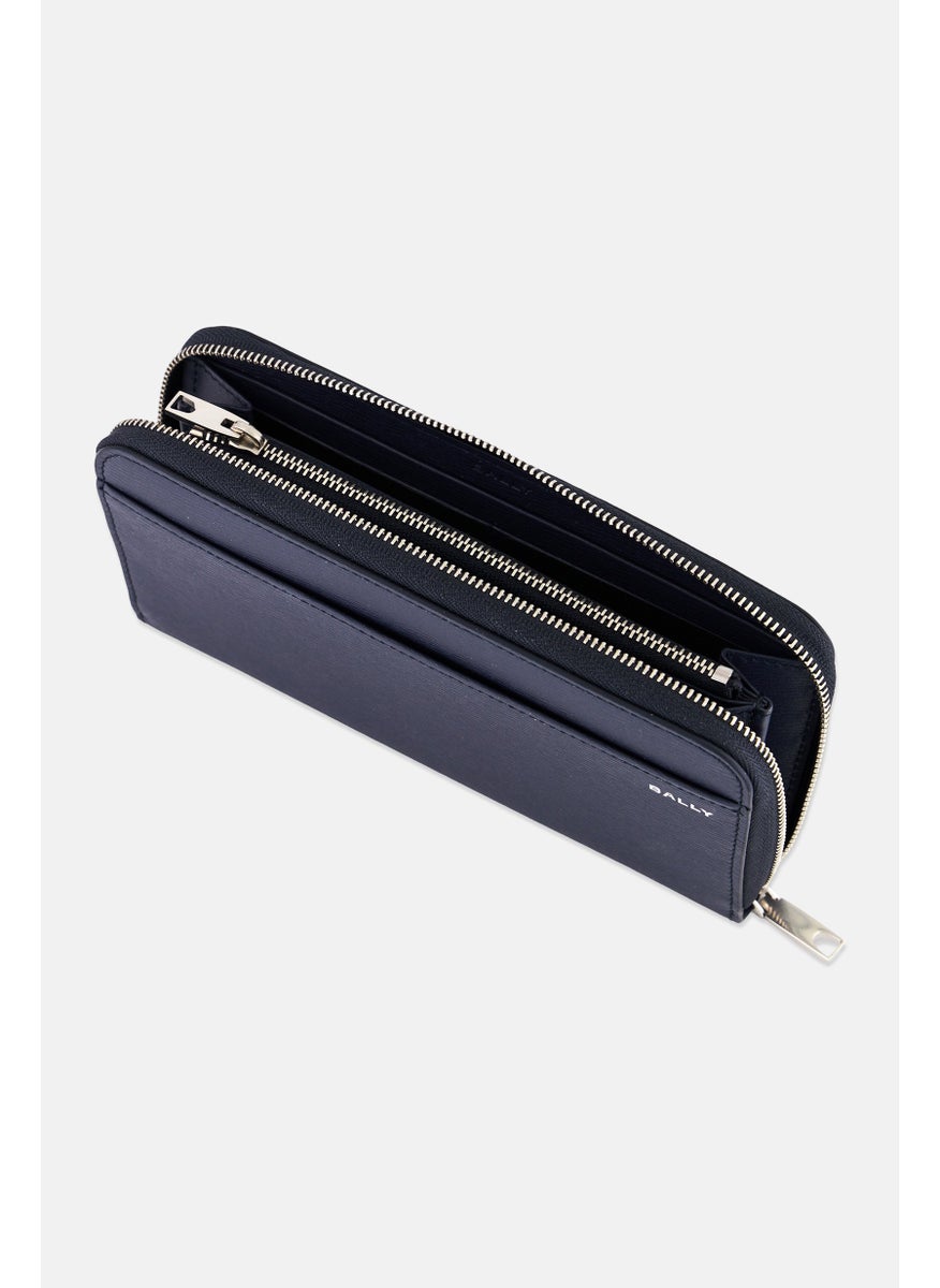 BALLY Men Brand Logo Wallet, Navy  - Image 3