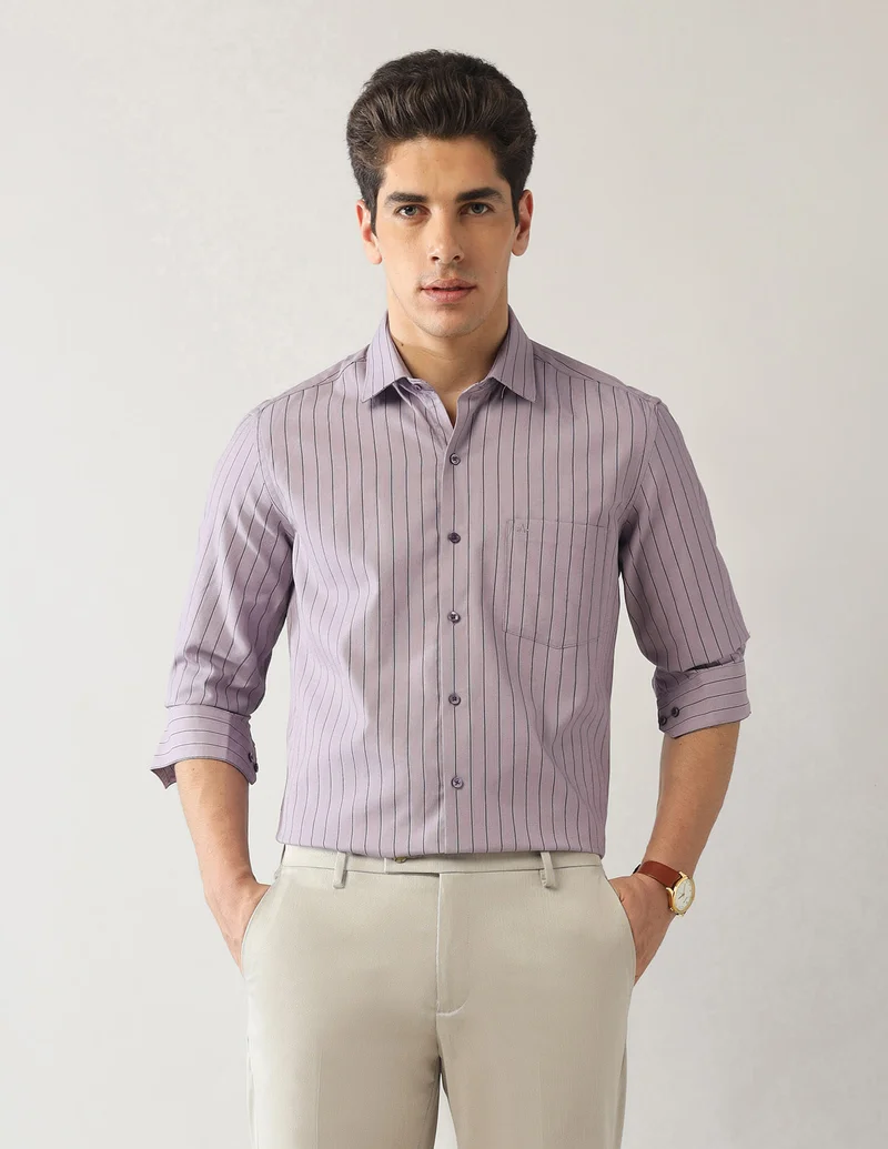 Arrow Vertical Striped Dobby Shirt