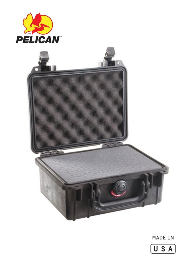 Pelican 1150 Protector Case with Foam, Black, IP67 Waterproof Hard Case - Image 1