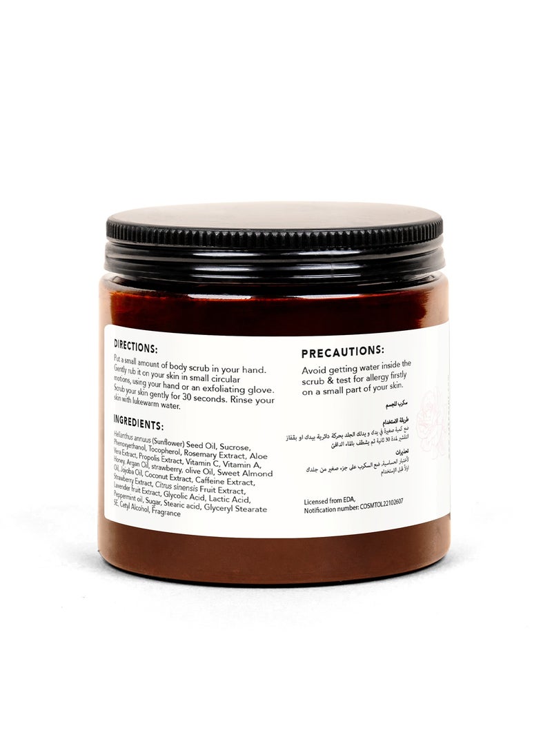 زي كيه سوفت اند سويت سكراب مقشر للجسم بالورد