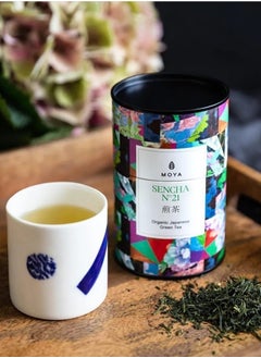 MOYA Moya Matcha Japanese Organic Sencha Green Tea N 21, Loose Tea Leaf, Rich in Natural Antioxidants, Healthy Morning Tea, Green Tea 60gm.  - Image 3
