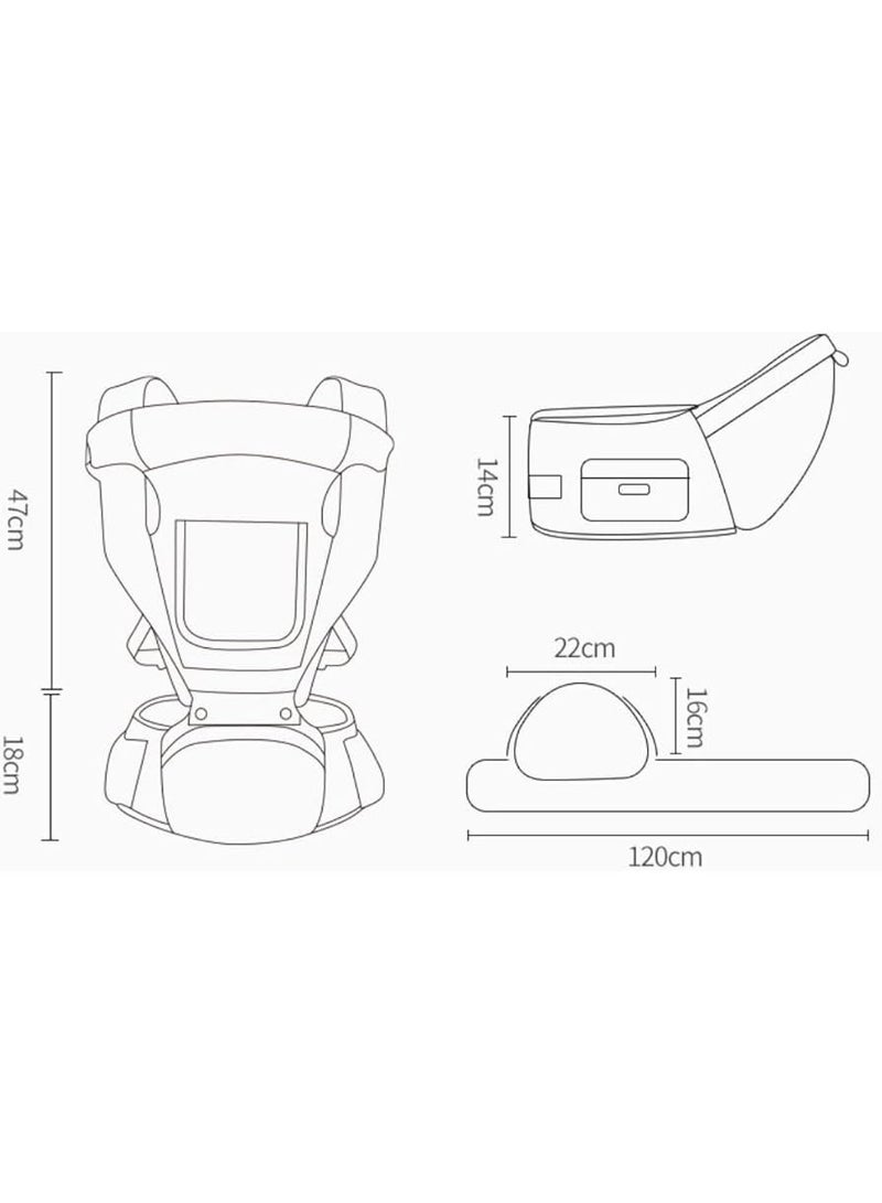 Multi-Functional Baby Carrier with Storage for Mom - Image 3
